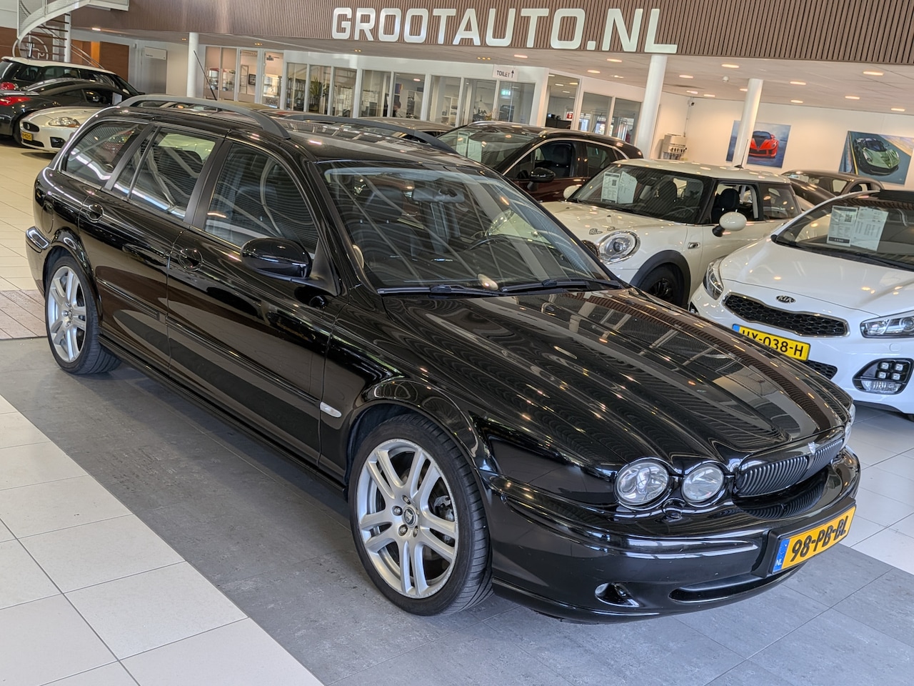 Jaguar X-type Estate - 2.5 V6 Sport Airco, Cruise Control, Stuurbekrachtiging - AutoWereld.nl