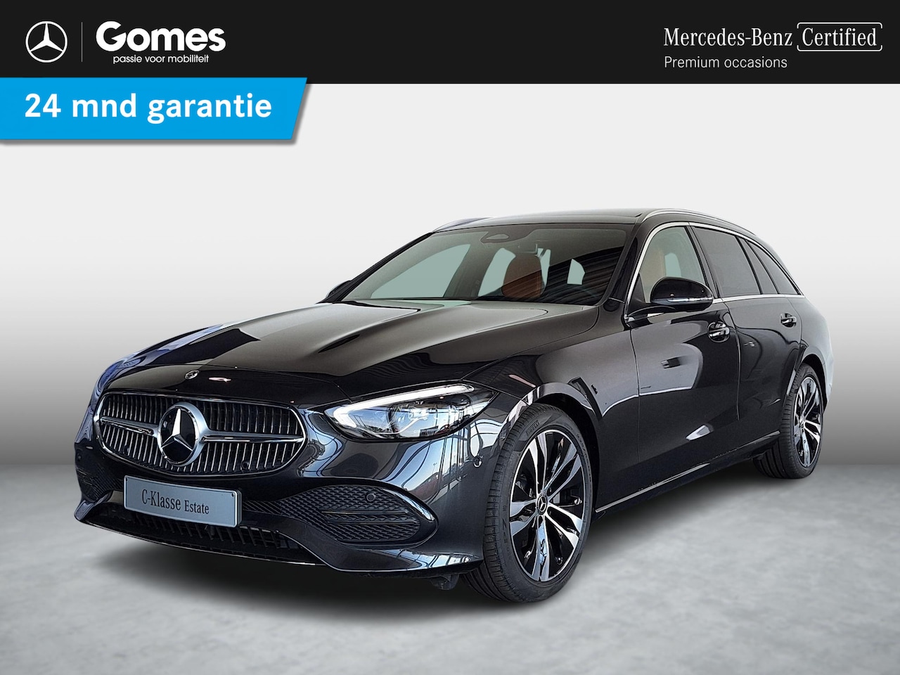 Mercedes-Benz C-klasse Estate - 180 | Panoramadak | Bruin leder | Privacy Glas Achter | Sierdelen Lindehout Antraciet | Ap - AutoWereld.nl