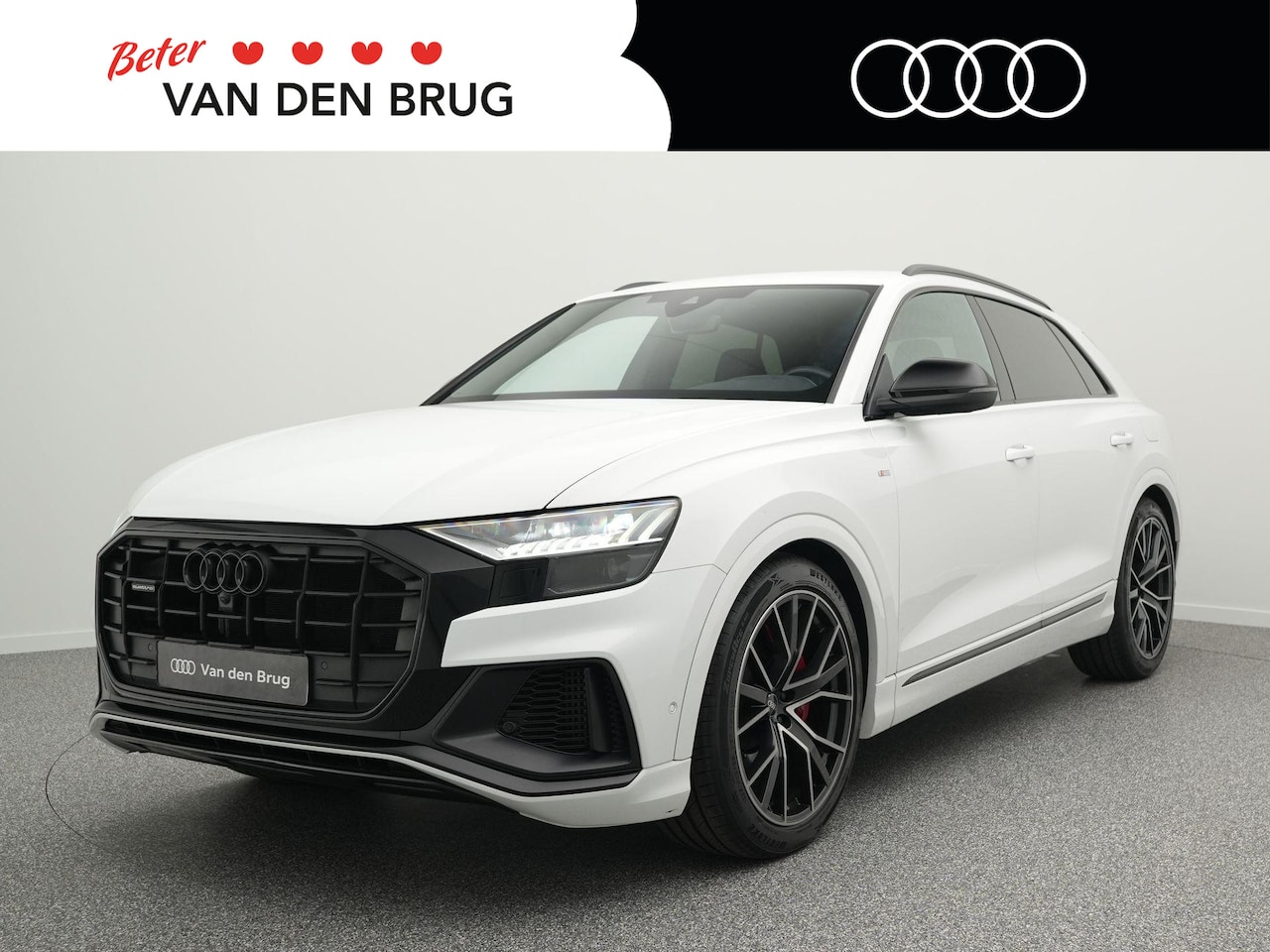 Audi Q8 - 60 TFSI e 464 PK Quattro Pro Line S Competition | LED | 360 Camera | Navigatie | Leder | E - AutoWereld.nl