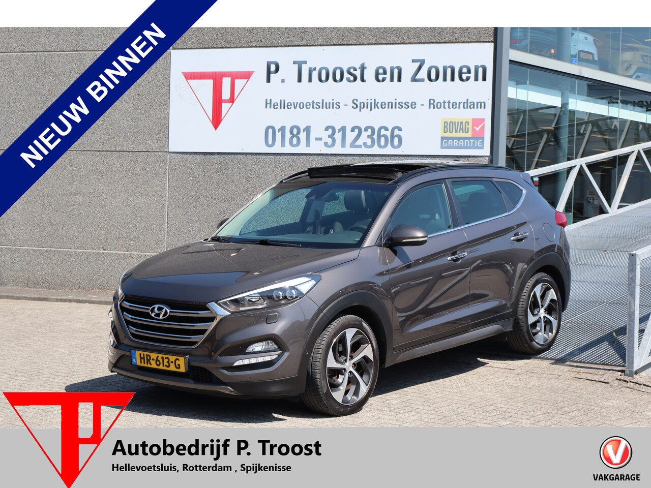 Hyundai Tucson - 1.6 T-GDi Premium 4WD Trekhaak/Panoramadak/Stoel verwarming & ventilatie/Achteruitrijcamer - AutoWereld.nl