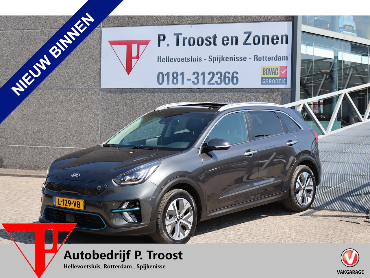 Kia e-Niro - ExecutiveLine 64 kWh Panoramadak/Verwarmbare & geventileerde voorstoelen/Verwarmbaar stuur - AutoWereld.nl