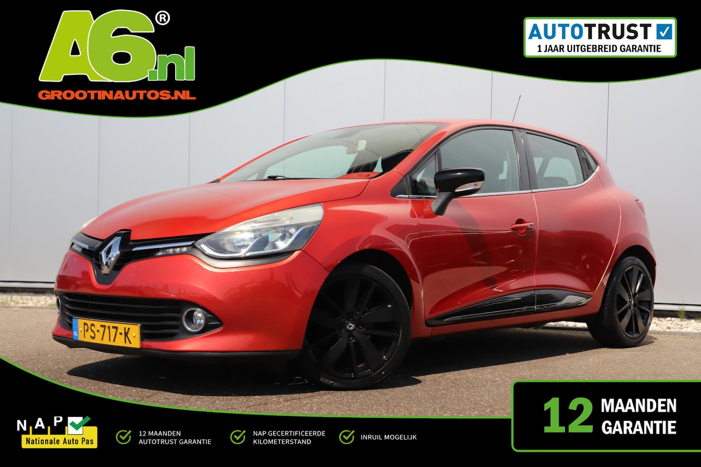 Renault Clio - 0.9 TCe Dynamique 17 inch LMV Navigatie Bluetooth Clima Airco Cruise Control Parkeersensor - AutoWereld.nl