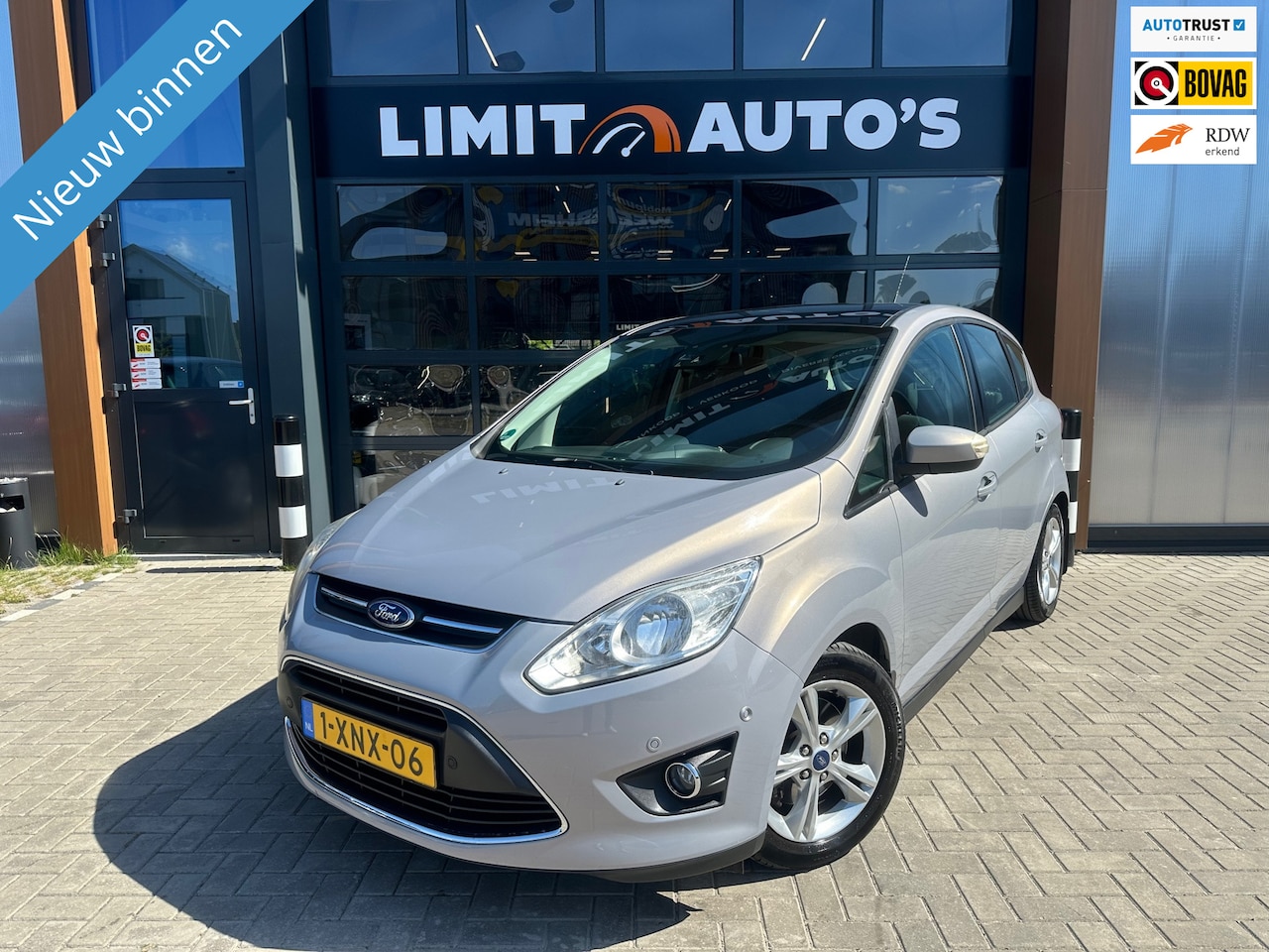 Ford C-Max - 1.6 EcoBoost Titanium Airco/Navi/Pano/Pdc.v+a/St.verwarming/Apk - AutoWereld.nl