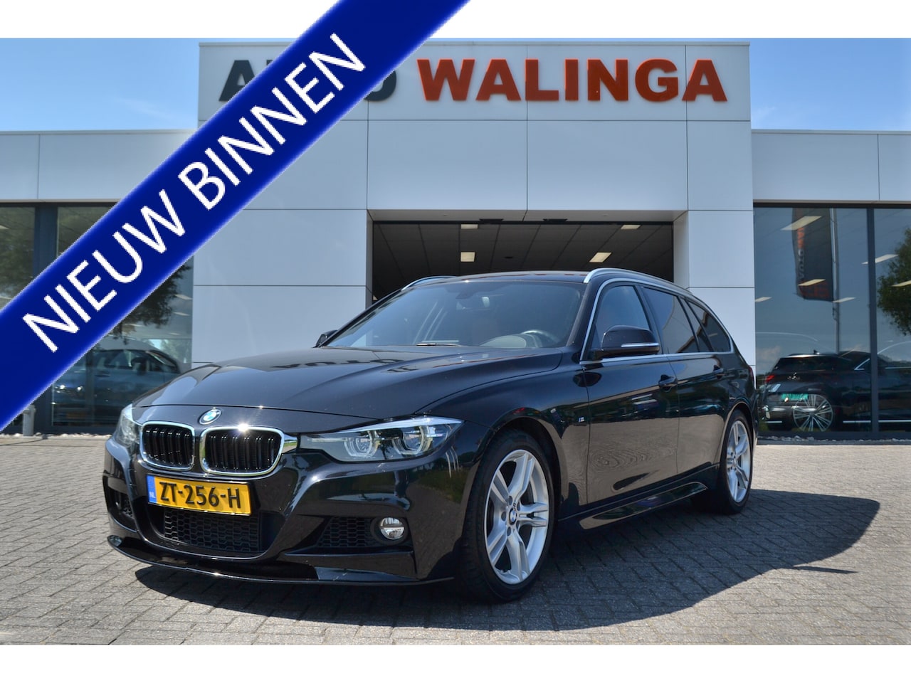BMW 3-serie Touring - 318i M Sport Leer | Navigatie | Trekhaak Afn. | onderhoud inzichtelijk. - AutoWereld.nl