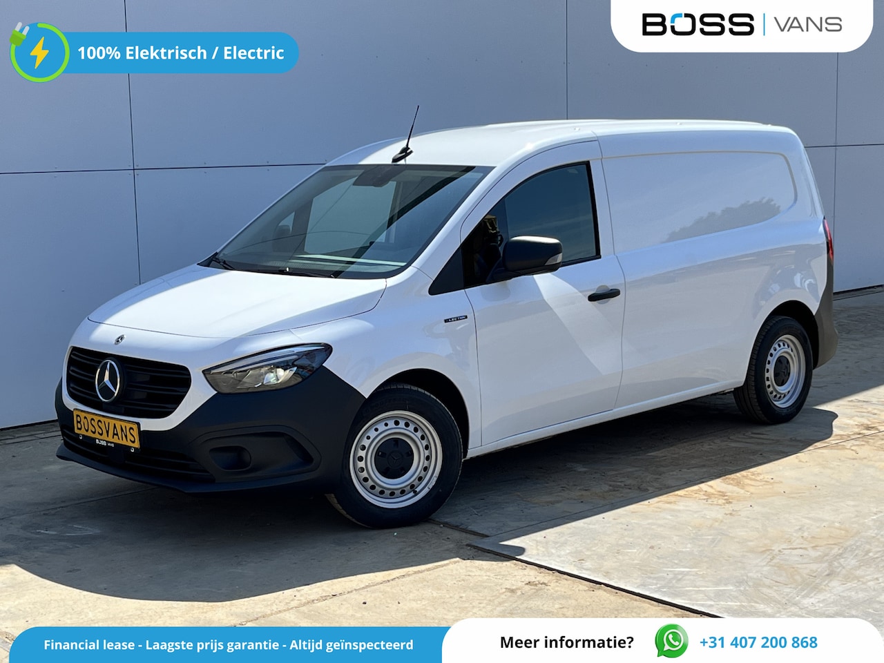 Mercedes-Benz eCitan - 112 51kWh L2 284 WLTP 98% (SOH) Camera MBUX Trekhaak 75kW Snelladen Apple Carplay Cruise C - AutoWereld.nl
