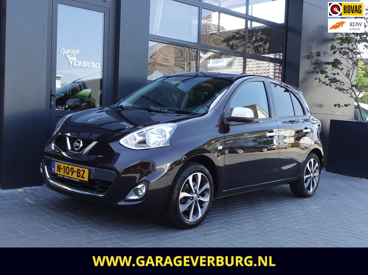 Nissan Micra - 1.2 Connect Edition N-TEC (Airco,Cruise,PDC,Stoelverwarming,Navigatie) - AutoWereld.nl