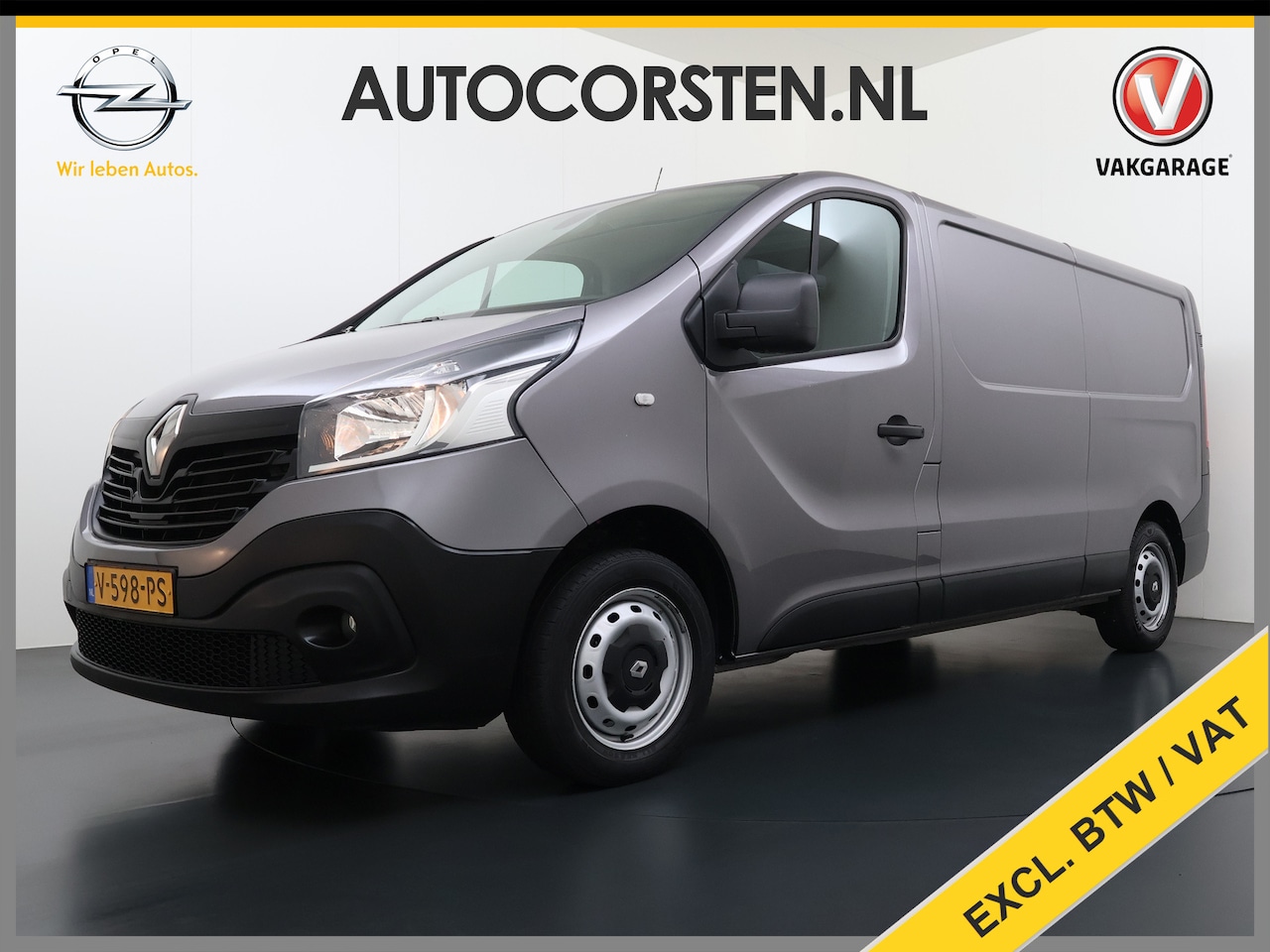 Renault Trafic - 1.6dCi T29 L2H1 3-Persoons Trekhaak Euro 6 Navi Airco Cruise Control Bluetooth Pdc Comfort - AutoWereld.nl