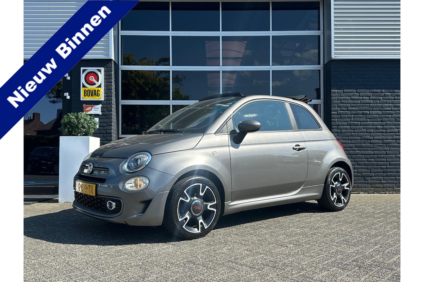 Fiat 500 C - 0.9 Turbo Sport Cabrio, Airco, Bluetooth, Cruise, Navi, PDC, NAP - AutoWereld.nl