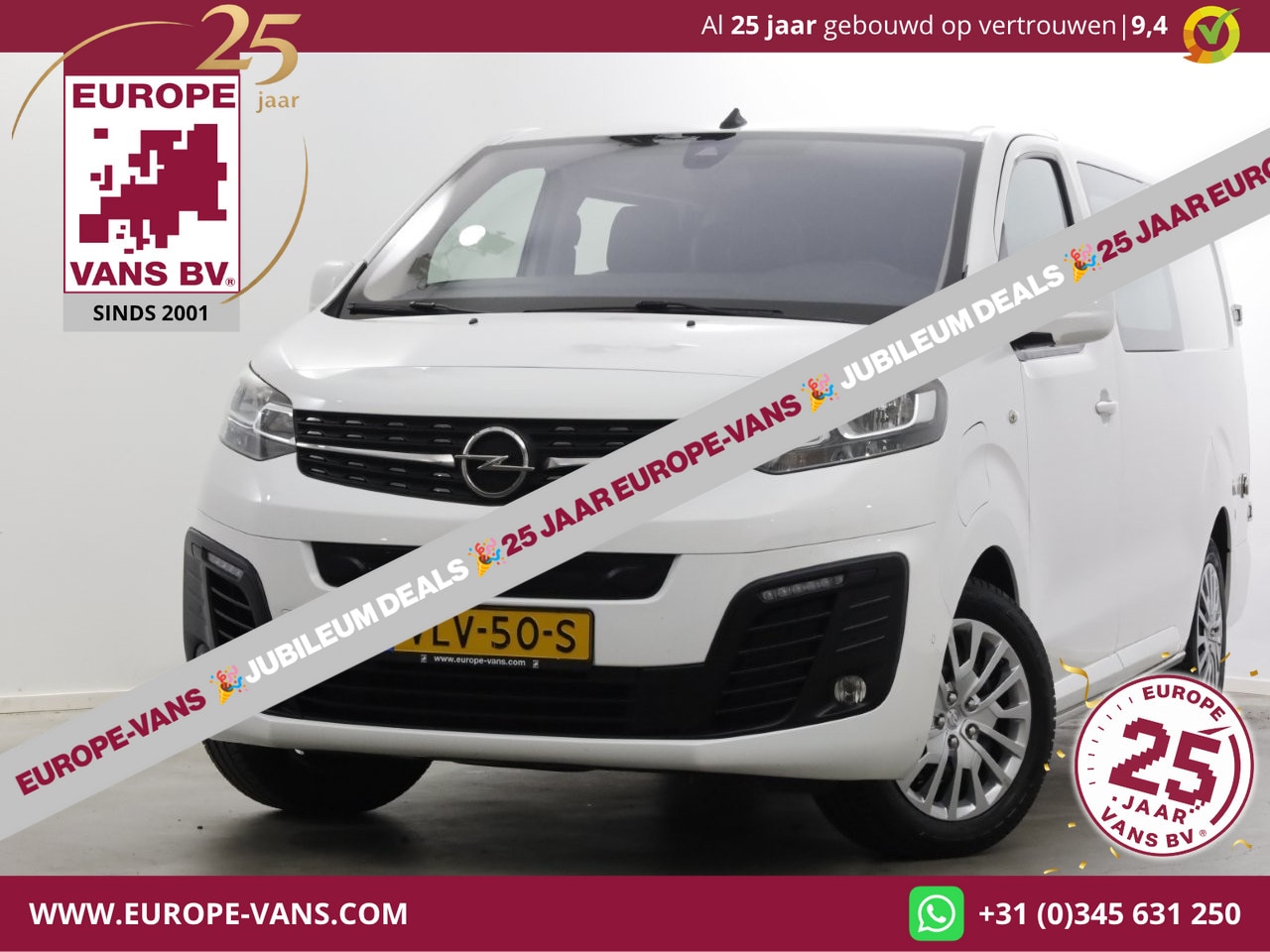 Opel Vivaro-e - Innovation 50 kWh Lang D.C. 100% Elektrisch Range WLTP 230km SOH 87% 10-2021 - AutoWereld.nl