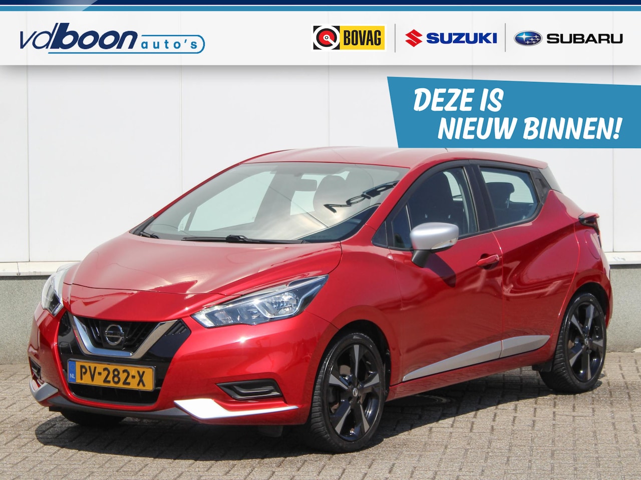 Nissan Micra - 1.0L Acenta | Airco | Cruise | Lm-Velgen | Trekhaak - AutoWereld.nl