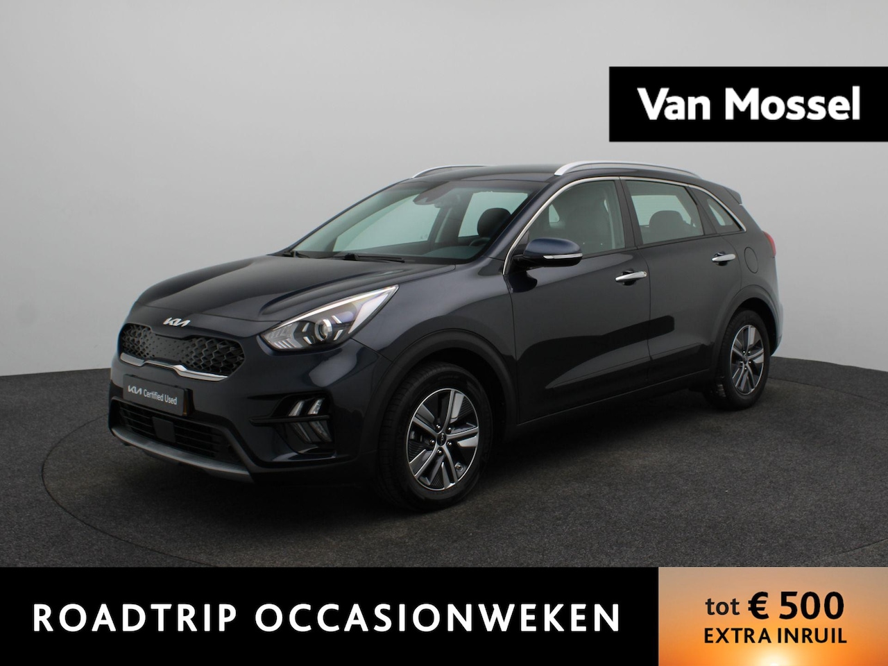 Kia Niro - 1.6 GDi Hybrid DynamicLine | Trekhaak | Half Leder | Apple Carplay / Android Auto | Climat - AutoWereld.nl
