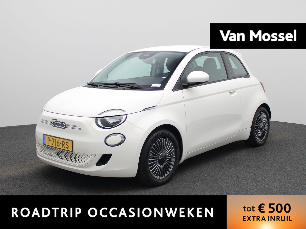Fiat 500 - Icon 42 kWh APPLE/ANDROID CARPLAY - LICHTMETALEN VELGEN - NAVIGATIESYSTEEM - 12 MAANDEN BO - AutoWereld.nl
