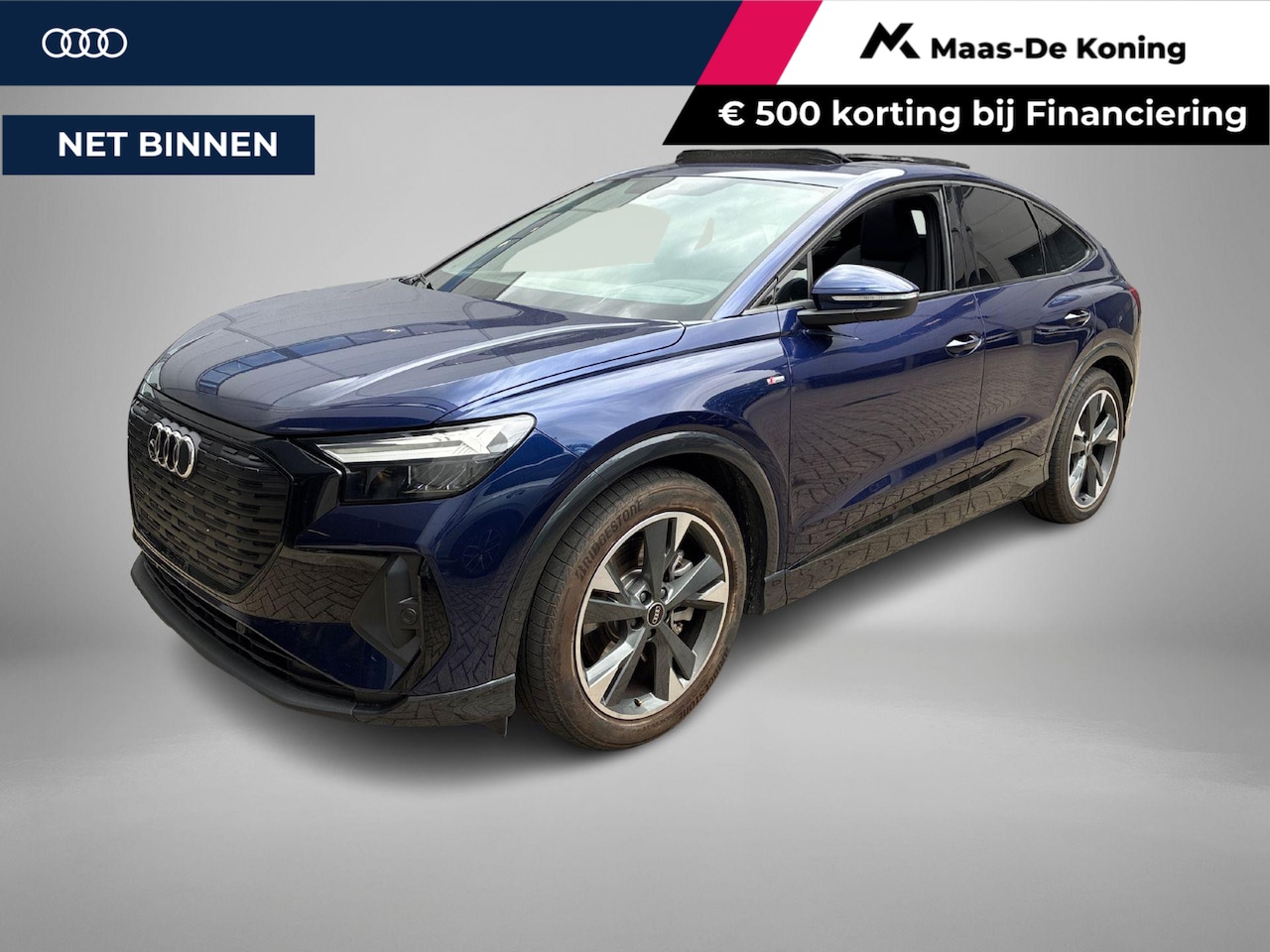 Audi Q4 Sportback e-tron - 40 S edition 204 PK 77 kWh · SOH 96,3% · Panoramadak · Camera · Apple/Android Car Play · N - AutoWereld.nl