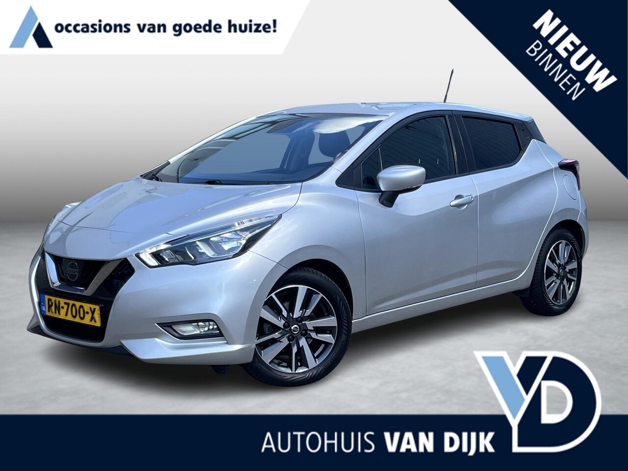 Nissan Micra - 0.9 IG-T Business Edition | NL Auto/2e Eig./Voll.Historie/Navi/Camera/Cruise/Clima/DAB/16" - AutoWereld.nl
