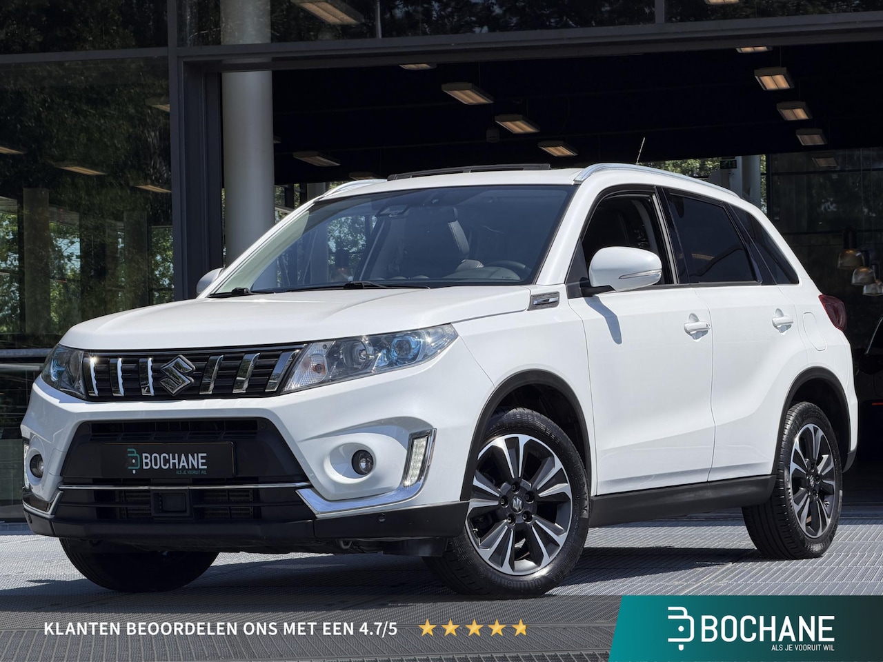 Suzuki Vitara - 1.4 Boosterjet Stijl Automaat | Half-leder | Schuifkanteldak | Adaptieve Cruise Control | - AutoWereld.nl