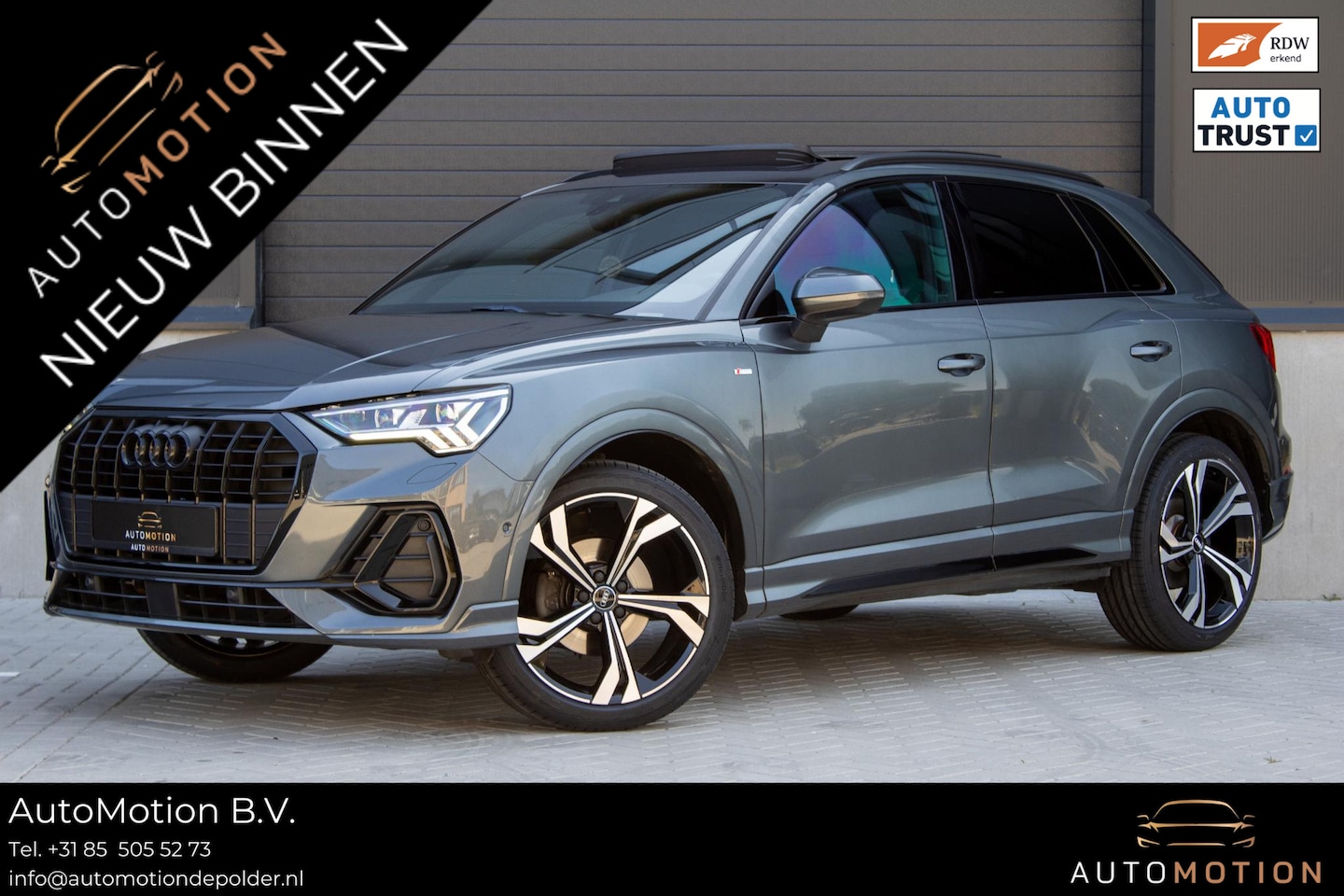 Audi Q3 - 35 TFSI S Line PANO CAMERA ELEKTRISCHE STOELEN SFEER PARKEERASSISTENT - AutoWereld.nl