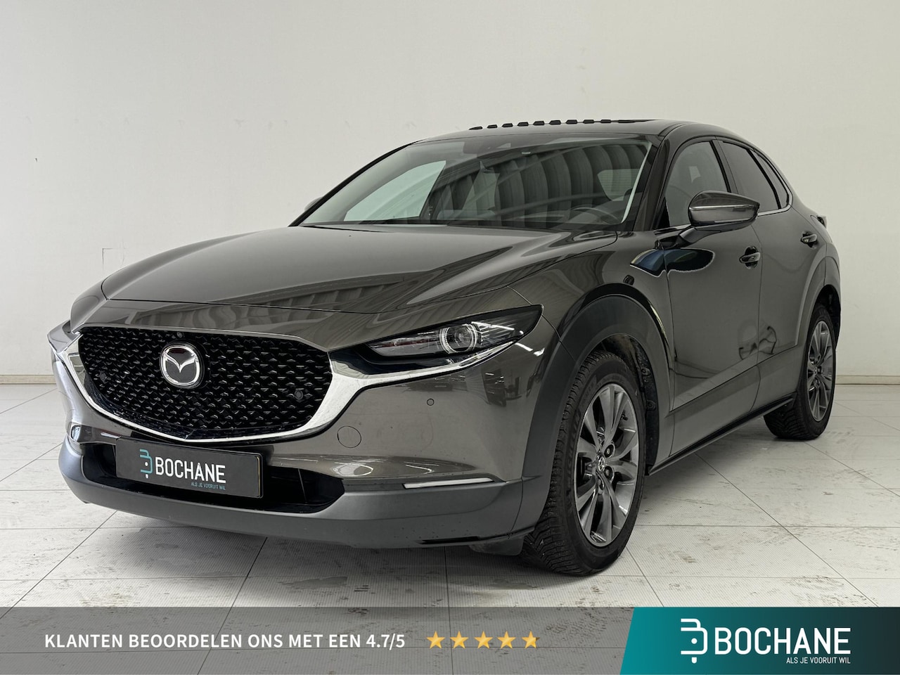 Mazda CX-30 - 2.0 e-SkyActiv-X M Hybrid Luxury | Trekhaak | 360° Camera | Leder | Schuif-/kanteldak | - AutoWereld.nl