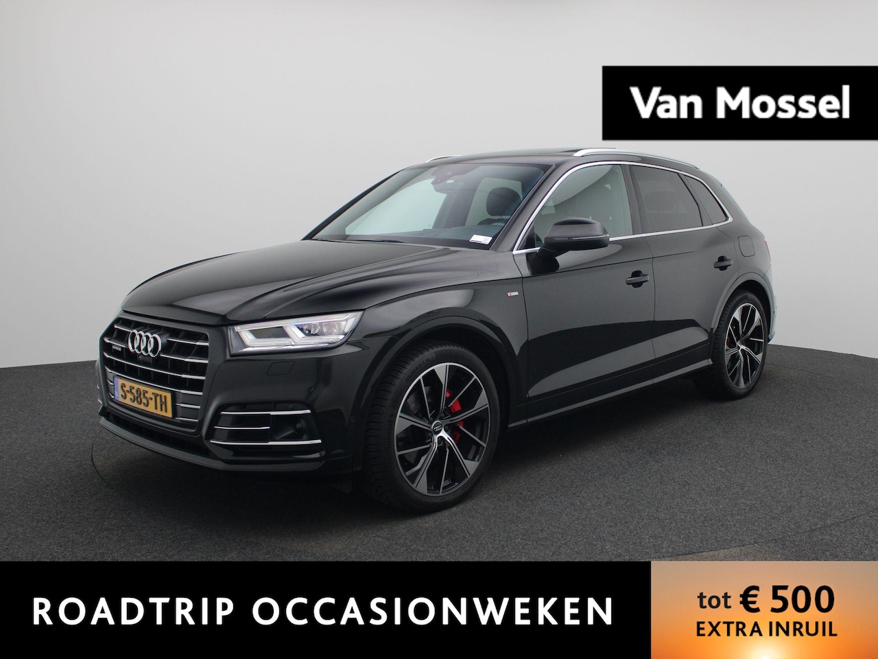 Audi Q5 - 55 TFSI e quattro Competition | Automaat | Panoramadak | Stoelverwarming | Parkeersensoren - AutoWereld.nl