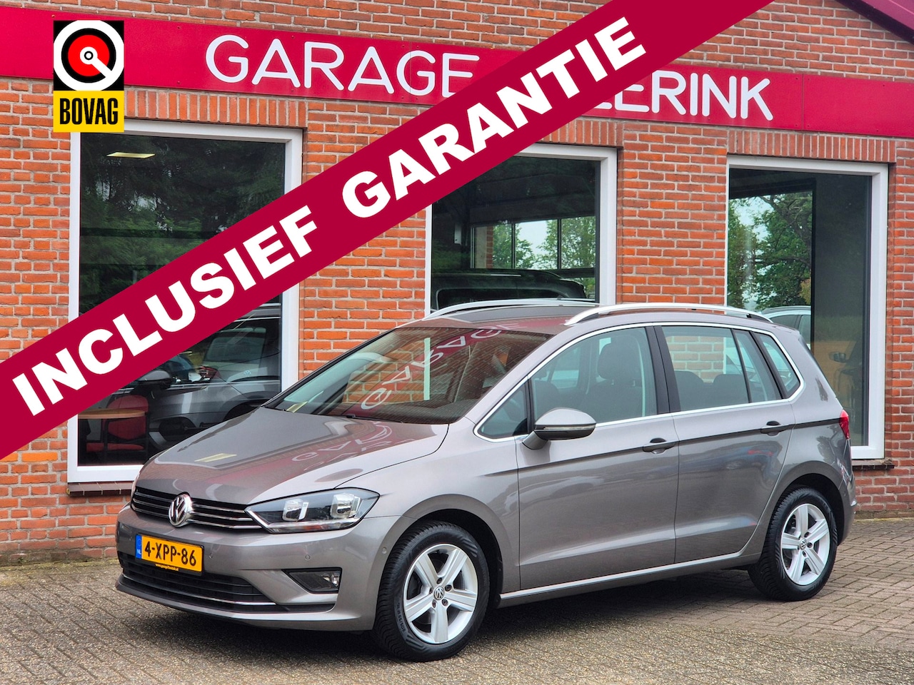 Volkswagen Golf Sportsvan - 1.2 TSI Highline 110PK 5drs clima, cruise, navi, trekhaak, pdc, parkassist - AutoWereld.nl
