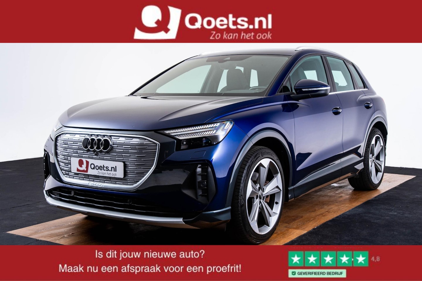 Audi Q4 e-tron - 50 quattro Advanced edition 77 kWh Interieurpakket S line - Trekhaak - Comfortpakket plus - AutoWereld.nl