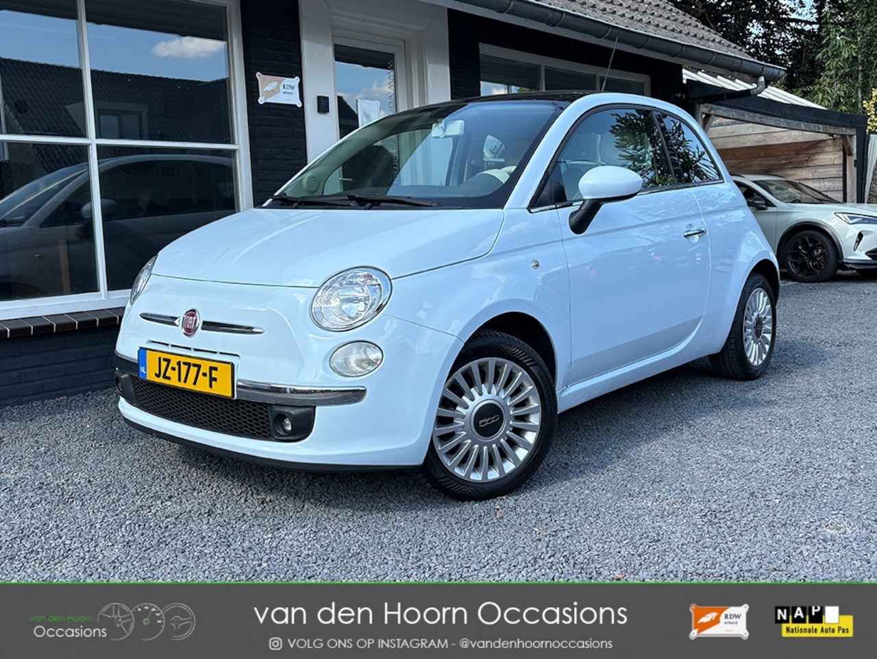 Fiat 500 - 1.2 Lounge PANODAK | AIRCO | PARK.SENS | NETTE AUTO - AutoWereld.nl