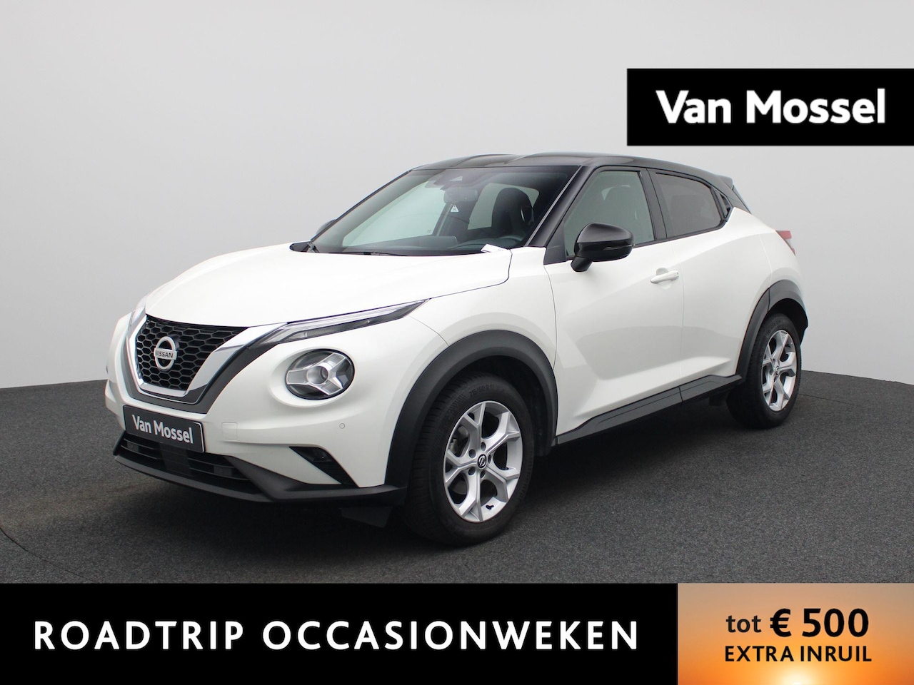 Nissan Juke - 1.0 DIG-T Tekna | Automaat | Keyless | Sport stoelen | DAB | Half Leder | BOSE | Navigatie - AutoWereld.nl