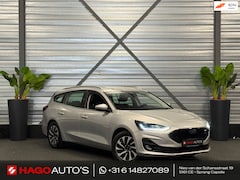Ford Focus Wagon - 1.0 EcoBoost Titanium Hybrid AUT/125-PK/LED/CARPLAY/NAVI/PDC/CLIMATE/RIJMODUS/12-MND-GARAN