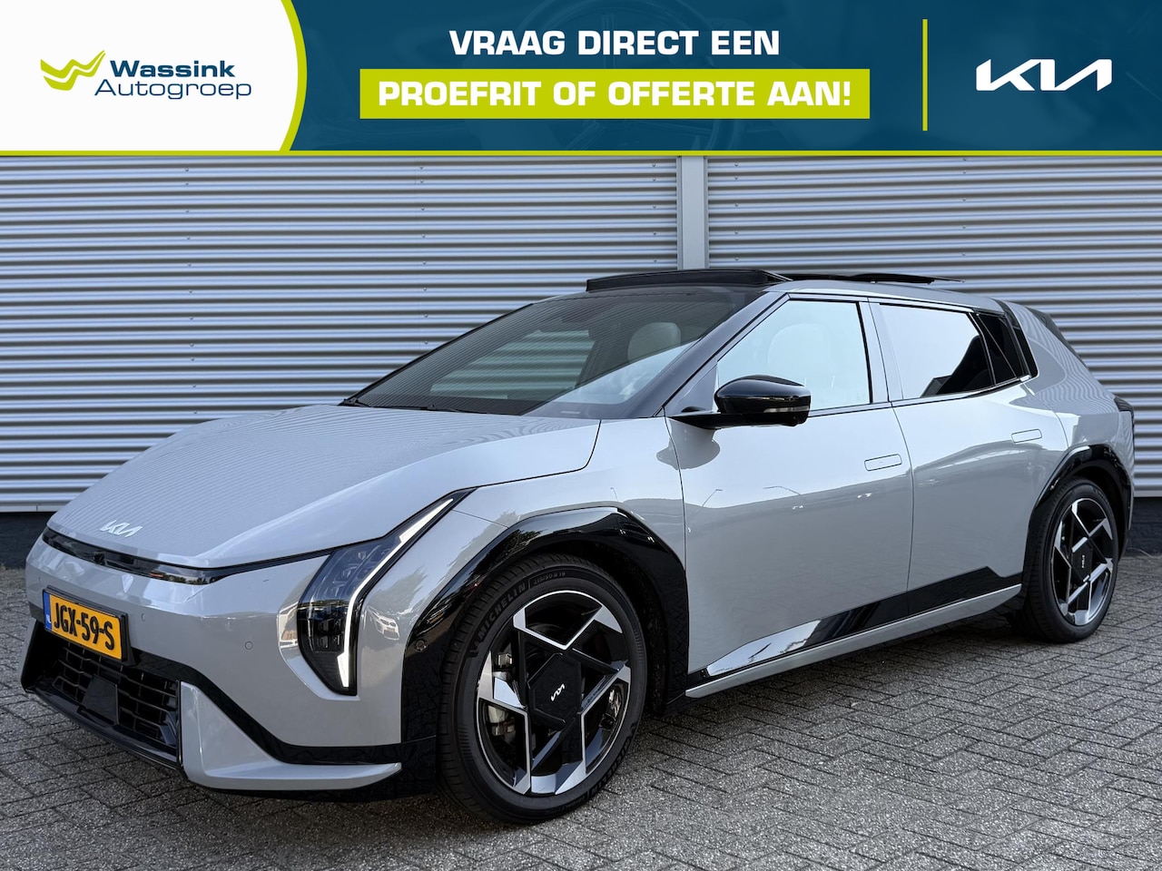 Kia EV4 - 81,4 kWh 204PK GT-PlusLine | Stoelventilatie | Memory | Schuif/Kanteldak | 360 Camera | - AutoWereld.nl