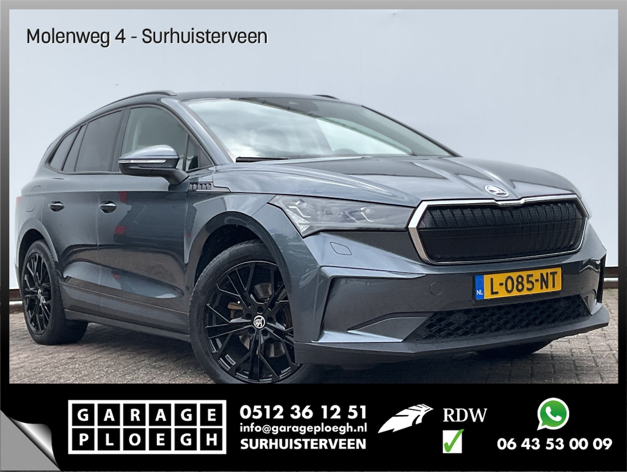 Skoda Enyaq iV - 60 SOH 94.6% First Edition Adapt.Cruise Camera Carplay Stoel/Stuurverw. Sportline - AutoWereld.nl