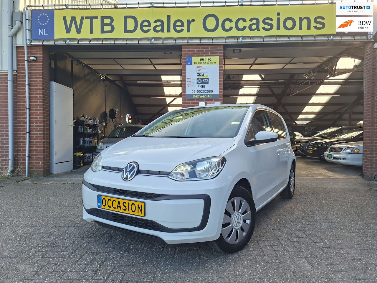 Volkswagen Up! - 1.0 1.0, 5-deurs, Airco, Bluetooth, Dealer onderh,, - AutoWereld.nl