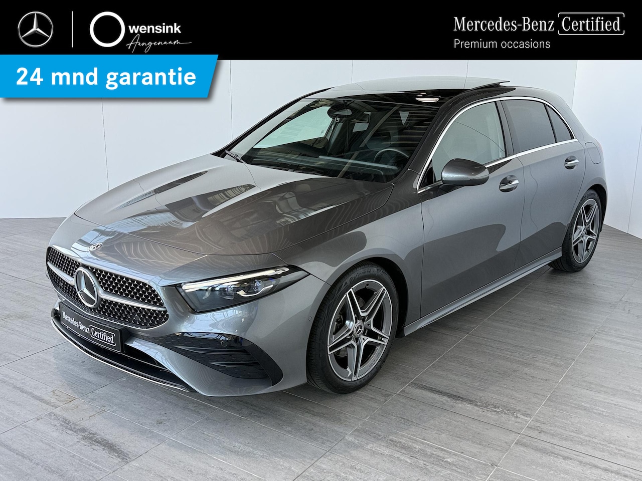 Mercedes-Benz A-klasse - 180 Business Solution AMG | Achterruitrijcamera | Night pakket | Panoramadak | Sfeerverlic - AutoWereld.nl