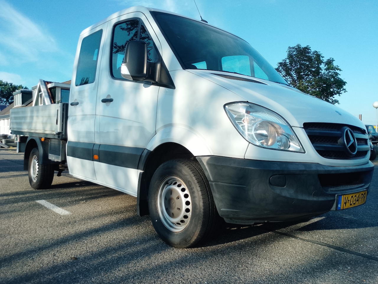 Mercedes-Benz Sprinter - 513 2.2 CDI 366 DC 7-pers open laadbak + huifframe - AutoWereld.nl