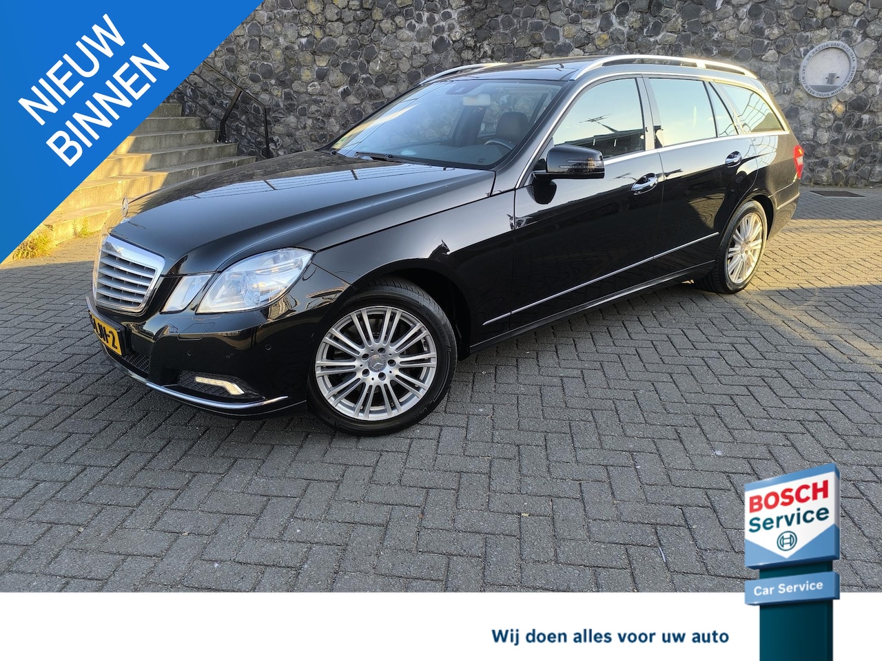 Mercedes-Benz E-klasse Estate - 350 CGI Elegance 4-Matic 7 persoons, all weel drive, lucht vering achter, pano dak, trekha - AutoWereld.nl