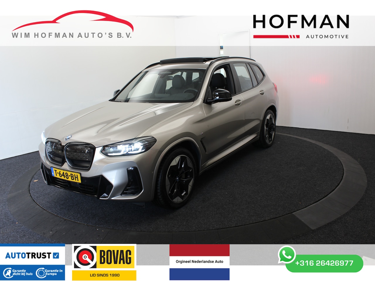 BMW iX3 - Executive 80 kWh M-Pakket EL Trekh+aKlep SOH 100% Panodak Camera - AutoWereld.nl