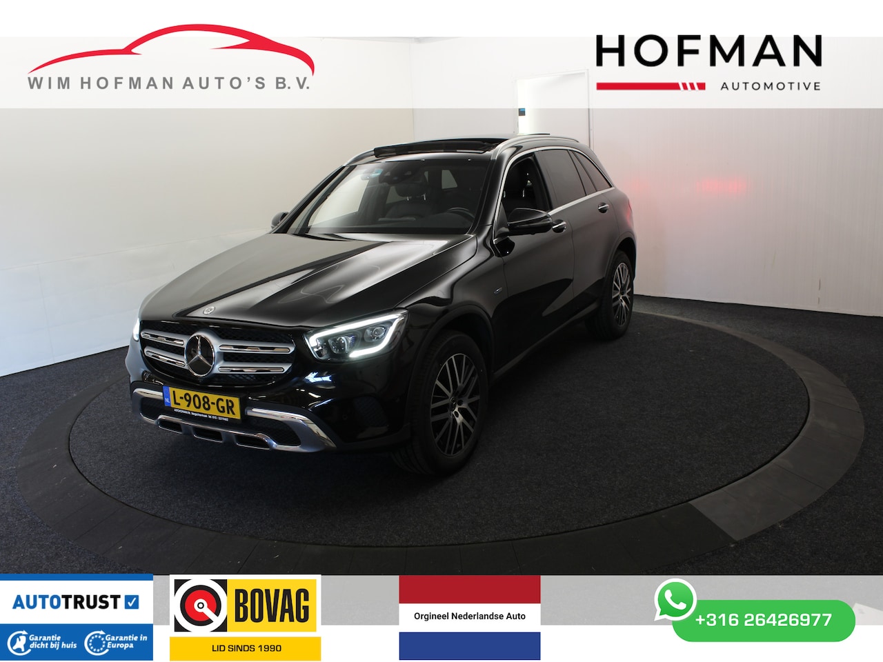 Mercedes-Benz GLC-klasse - 300e 4MATIC Panodak el trekh+aKlep Vol leder 360° Camera Business Solution Luxury - AutoWereld.nl