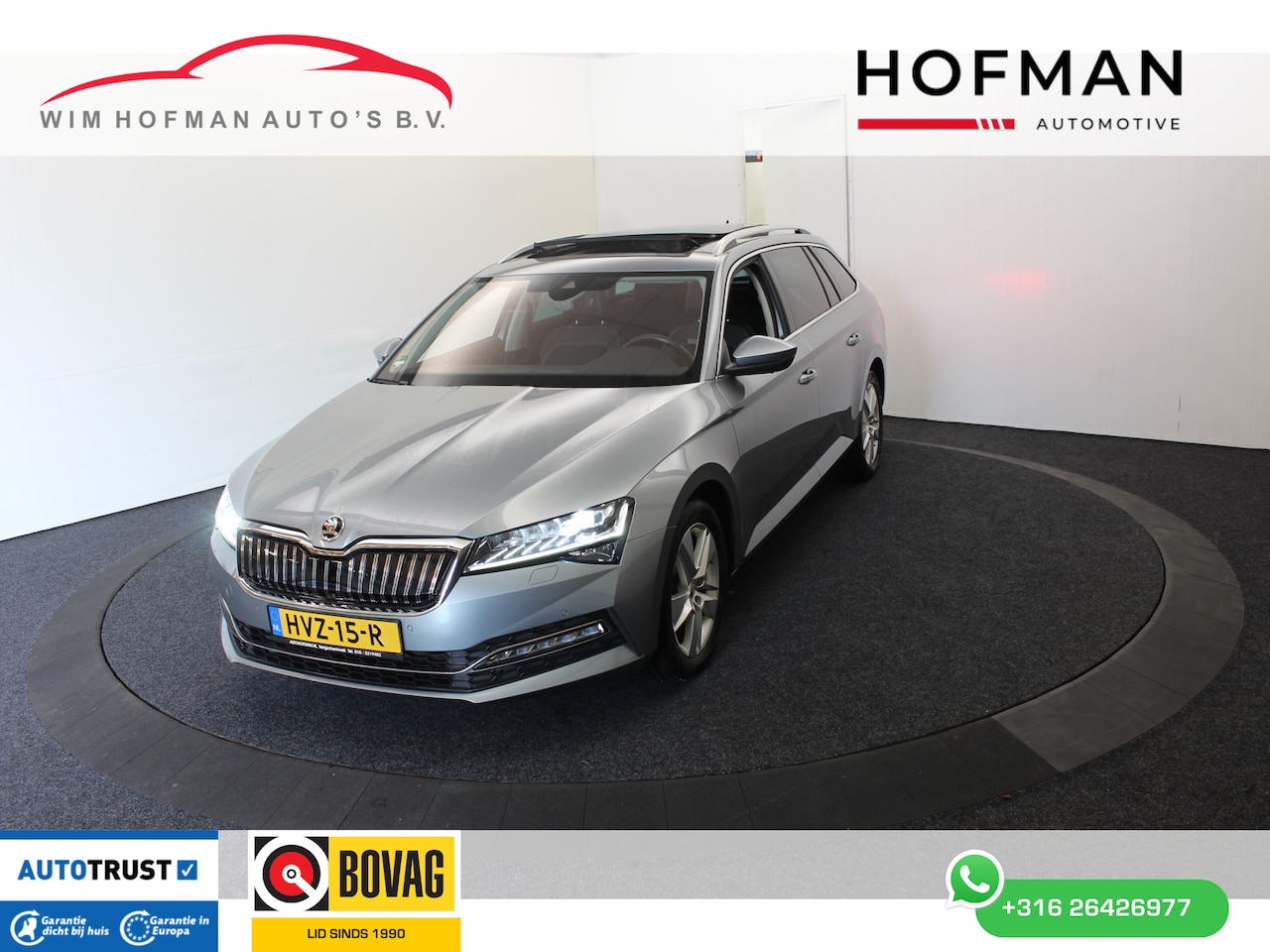 Skoda Superb - Style 360ºCam Pano El Trekh+aKlep Canton Leder Virtual - AutoWereld.nl