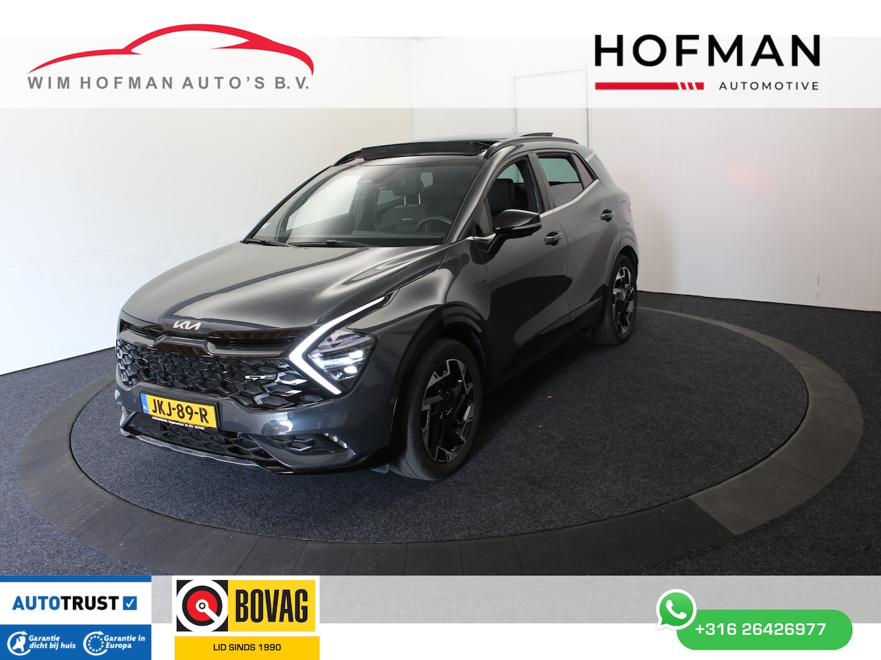 Kia Sportage - 1.6 T-GDi Plug-in Hybr AWD 266Pk GT-PlusLine Pano 360° Cam Dhoek EL aKlep - AutoWereld.nl