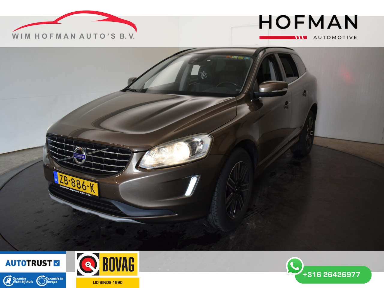 Volvo XC60 - 2.0 D3 FWD R-Design Vol Leder Trekhaak Navi - AutoWereld.nl