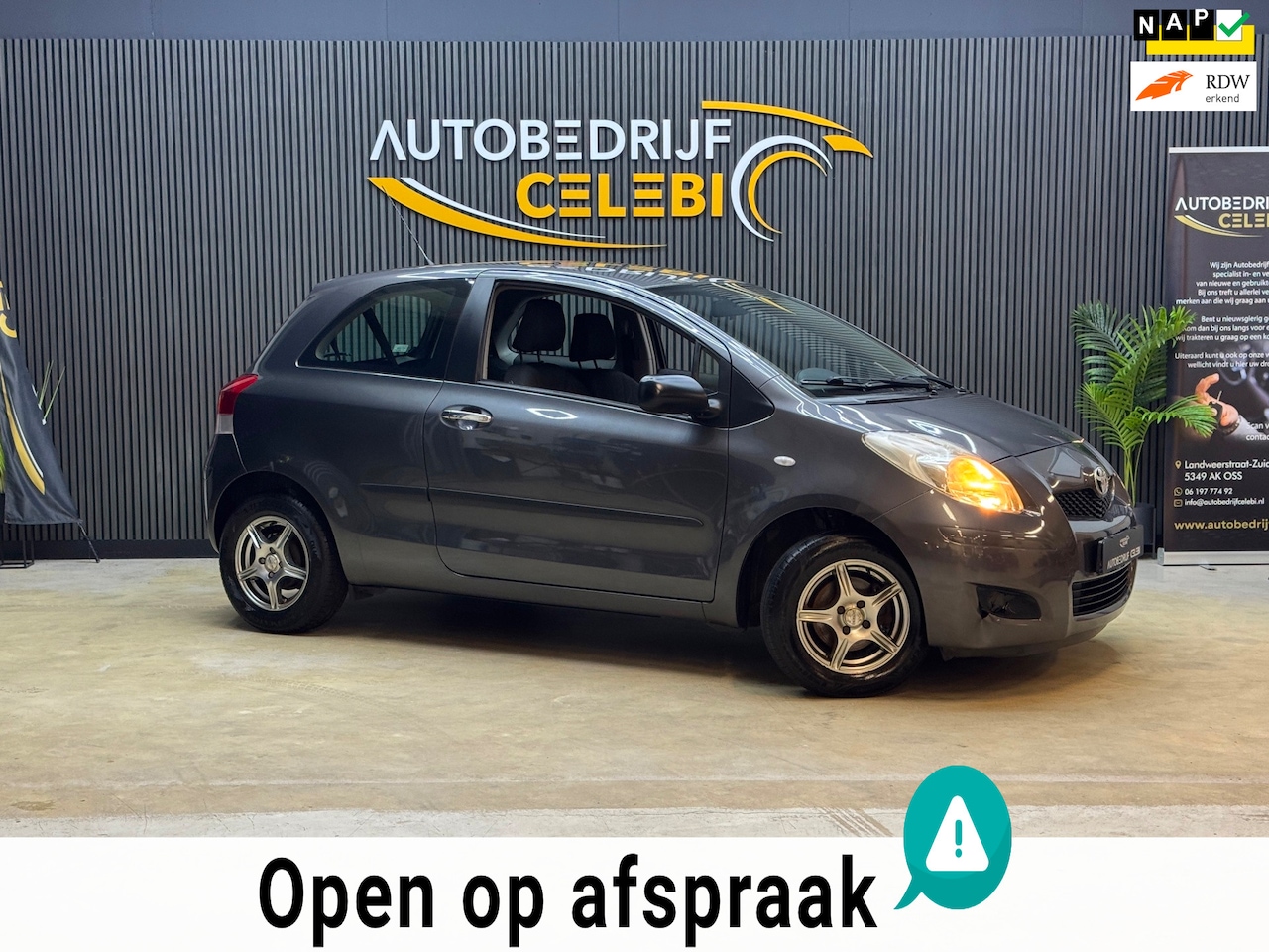 Toyota Yaris - 1.0 VVTi 2009 GRIJS APK|NAP|LM14|ELEKTRRAMEN - AutoWereld.nl
