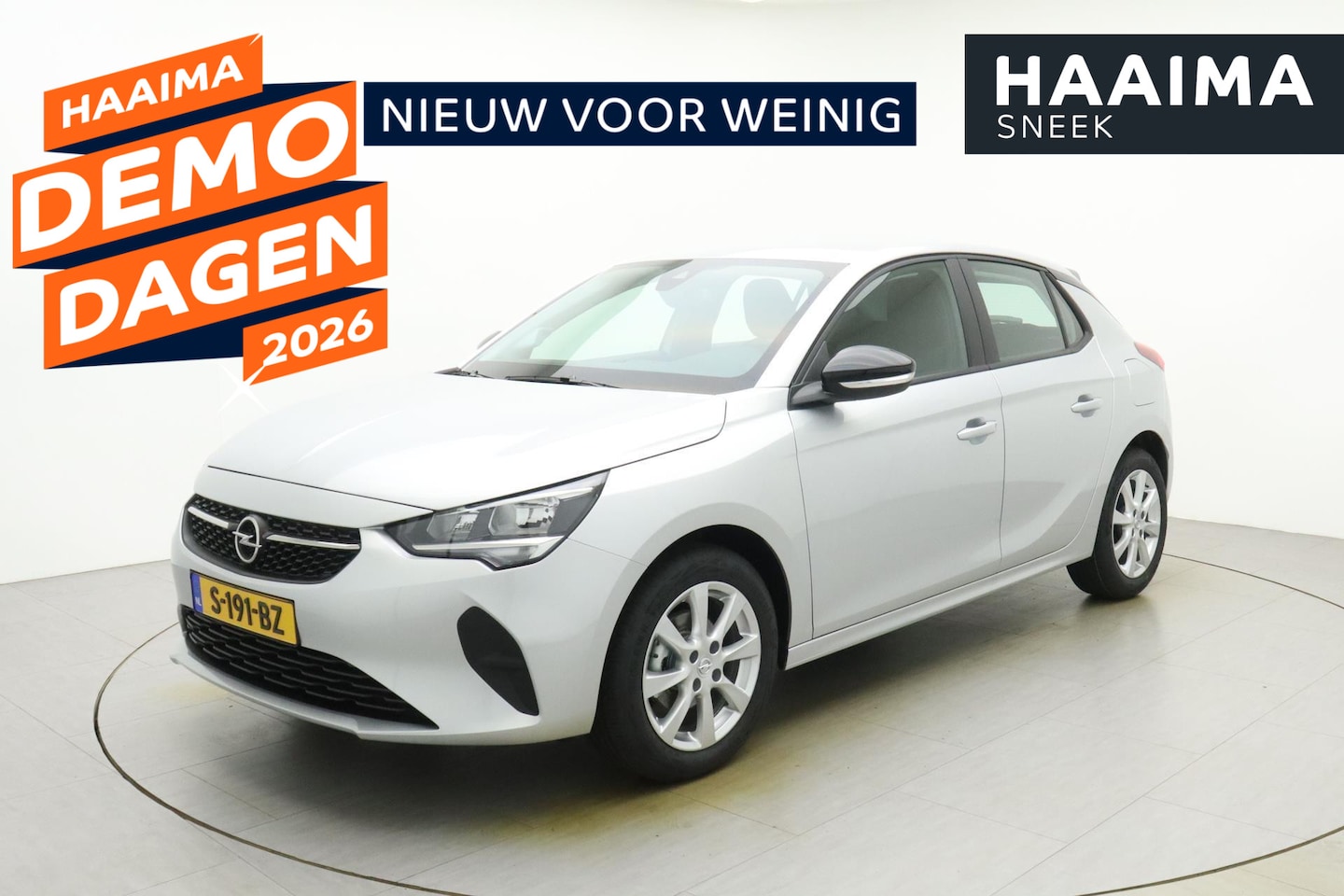 Opel Corsa - 1.2 75pk Edition | Demo | Airco | Cruise Control | Parkeersensoren achter | Stuurverwarmin - AutoWereld.nl