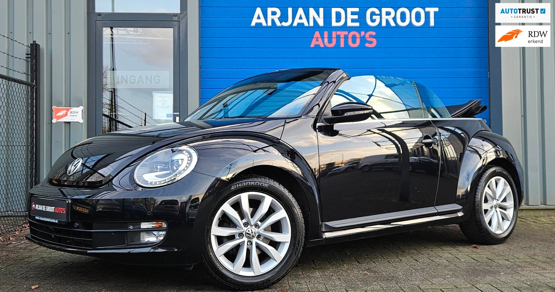 Volkswagen Beetle Cabriolet - 1.2 TSI Clima Navi LED Leder PDC V+A Cruise - AutoWereld.nl