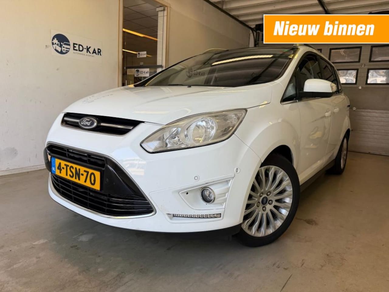 Ford Grand C-Max - 1.0 Trend 7p. keyless navi camera HANDEL PRIJS - AutoWereld.nl