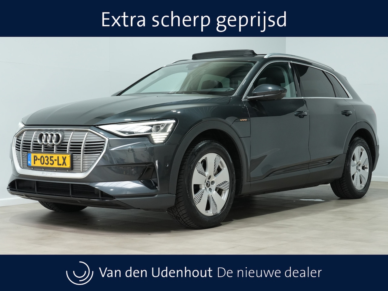 Audi e-tron - 55 quattro edition 95 kWh Panoramadak, Stoelventilatie, Leer, Luchtvering 52 - AutoWereld.nl