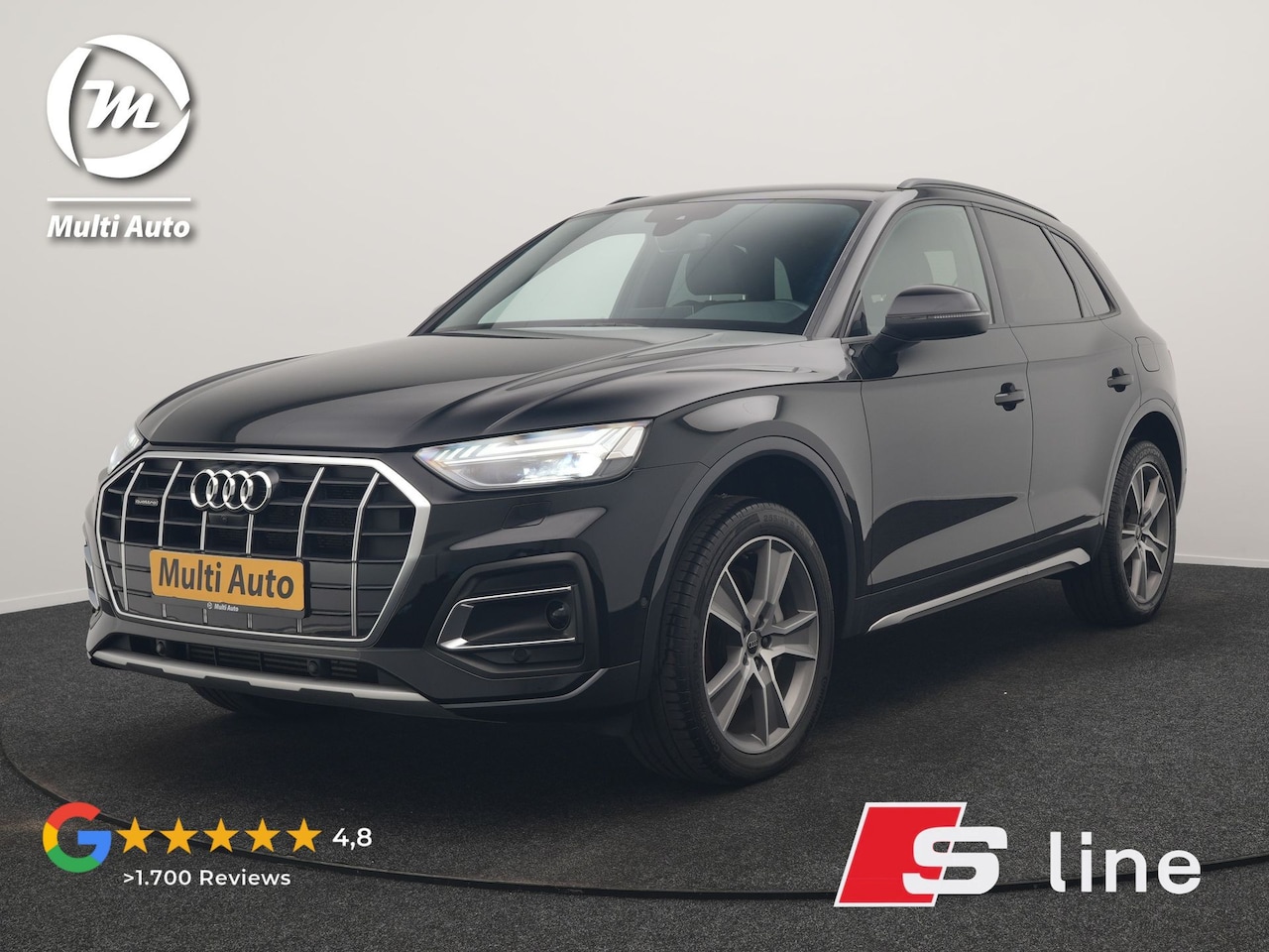Audi Q5 - 50 TFSI e S Line PHEV 300pk Dealer O.H. | Matrix LED | 360 Camera | Bang & Olufsen Audio | - AutoWereld.nl