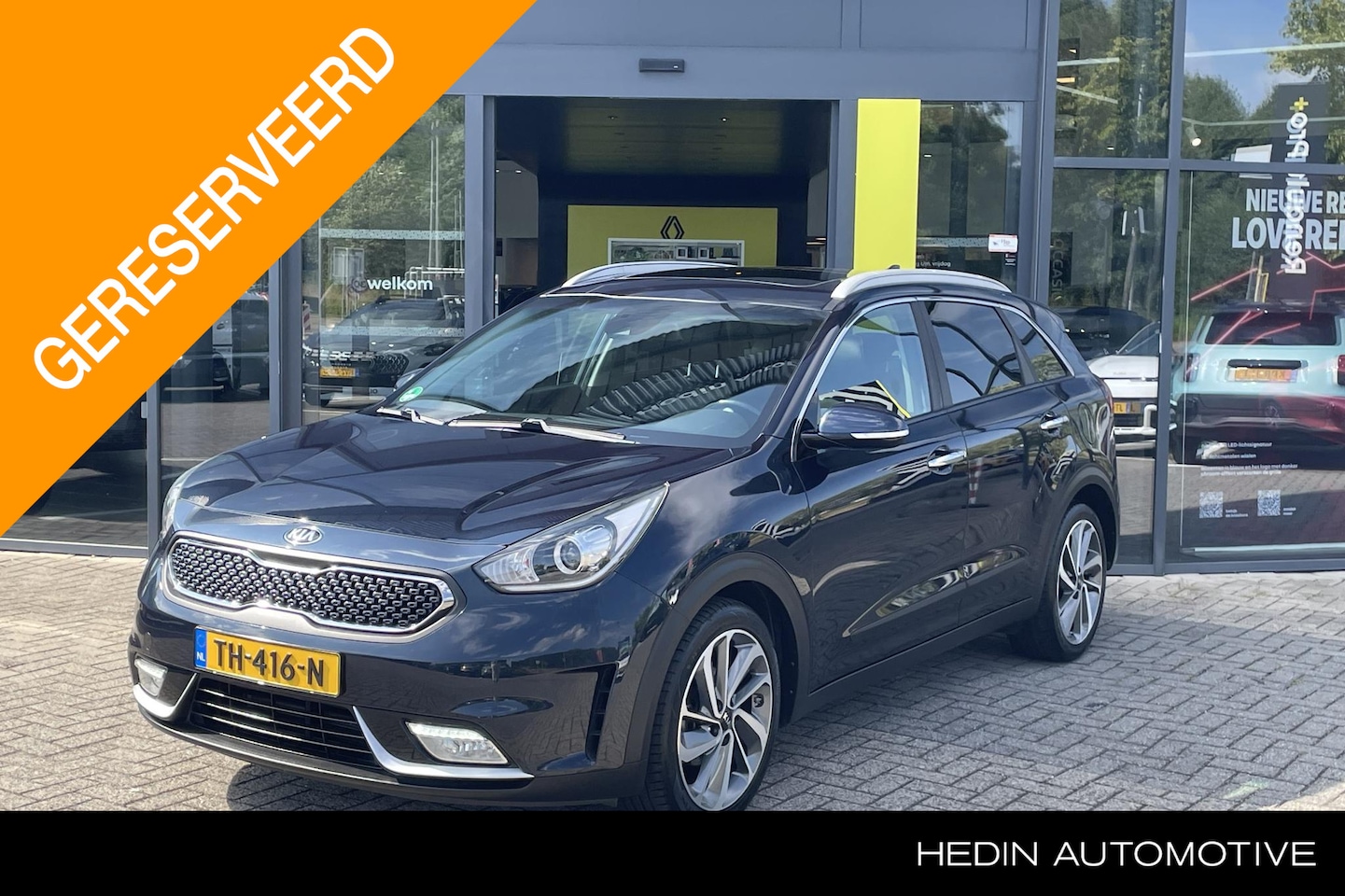 Kia Niro - 1.6 GDi Hybrid Design Edition | Stoel + stuur verwarming | schuifdak | Navigatie | - AutoWereld.nl