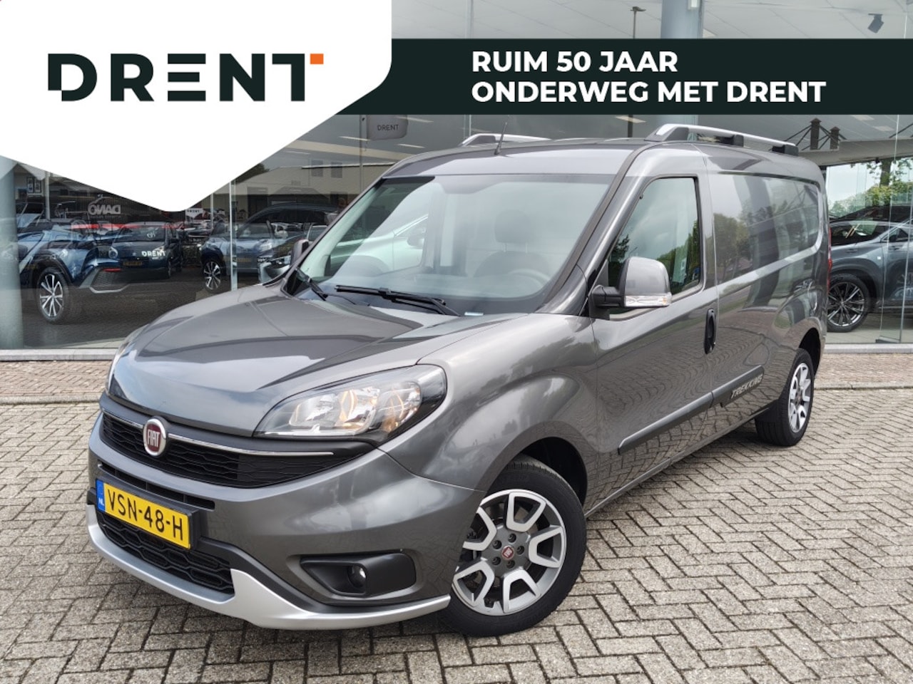 Fiat Doblò Cargo - 1.6 MJ L2H1 S Trekking | Android Auto, Apple Carplay | Achteruit - AutoWereld.nl