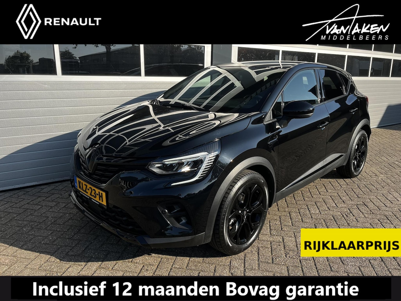 Renault Captur - 1.3 TCe 140 Intens Black Edition AUTOMAAT - AutoWereld.nl