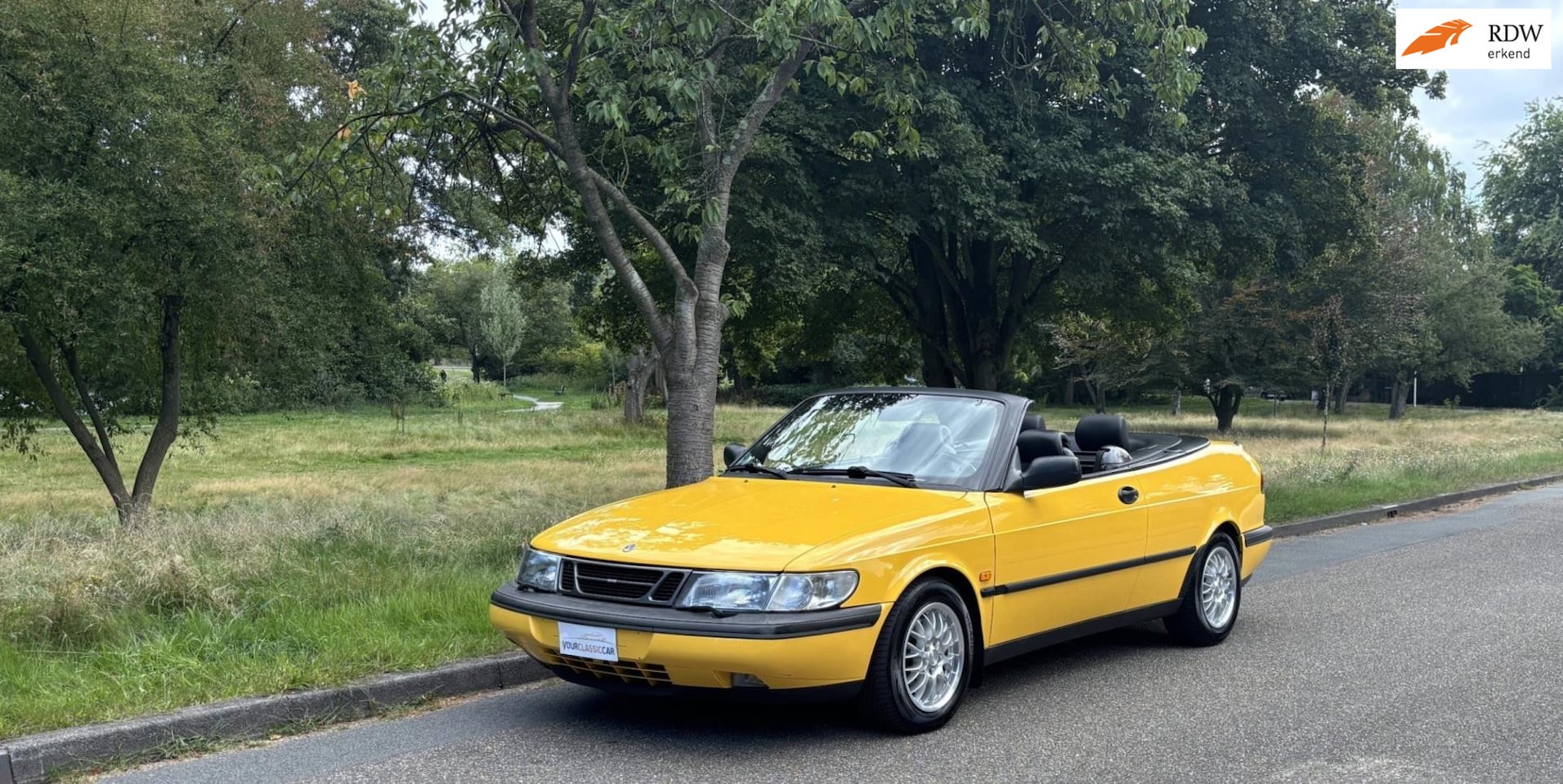Saab 900 Cabrio - 2.0 MELLOW YELLOW SOLD Your Classic Car. - AutoWereld.nl