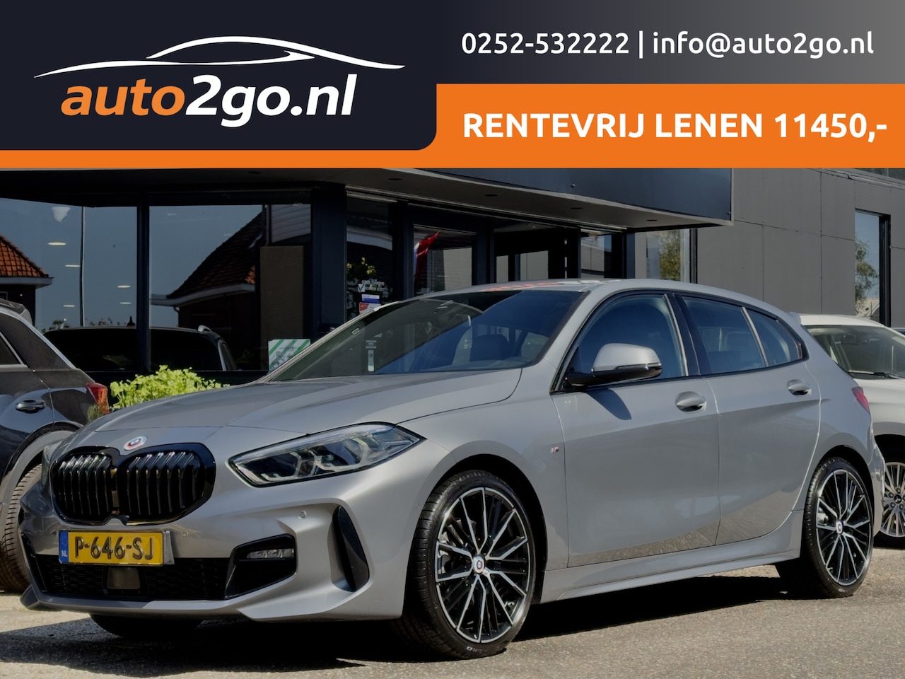 BMW 1-serie - 118i AUT7 M-SPORT EXECUTIVE LEDER NAVI CAMERA DIGI-DASH APLLE-CARPLAY LED LMV PDC - AutoWereld.nl