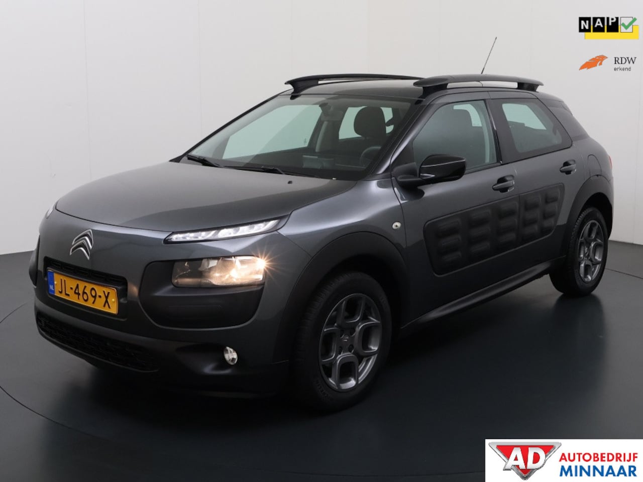 Citroën C4 Cactus - 1.2 PureTech Feel | Carplay | multimedia | Cruise control | blue - AutoWereld.nl